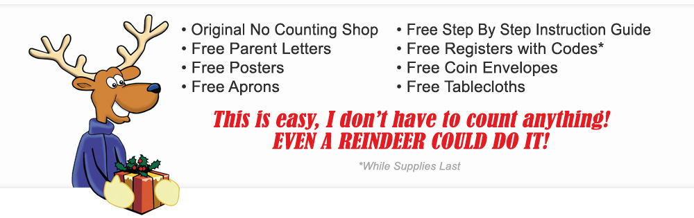 This is easy, I don't have to count anything! EVEN A REINDEER COULD DO IT!
